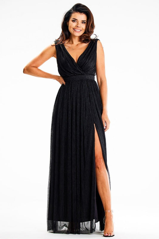 Robe dos nu longue et sans manches - Élégance Assurée